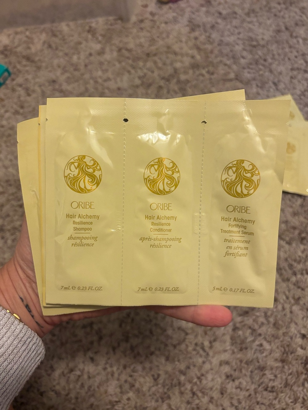 Oribe Hair Alchemy Resilience Samples 5 pack– Cream